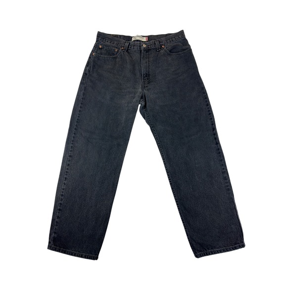 Levi's Other - Levis 550 Relaxed Fit Jeans Mens 35x30 Faded Black Denim Straight Leg Pants